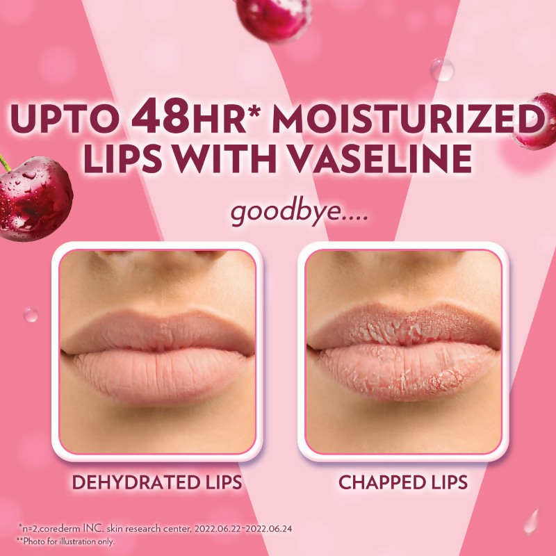 Vaseline Lip Care Lip Balm Stick - Cherry Blush - Distacart