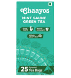 Chaayos Mint Saunf Green Tea Bags