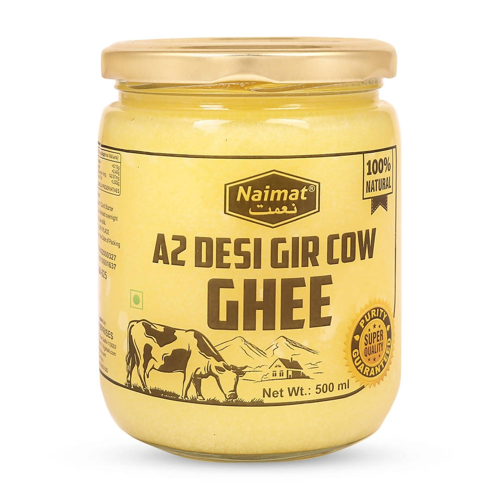 Naimat A2 Desi Gir Cow Ghee | Homemade Ghee From Desi Cow Milk | Certified Organic Ghee