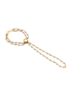 Ruby Raang Gold Kundan & Pearl Haath Phool - Distacart