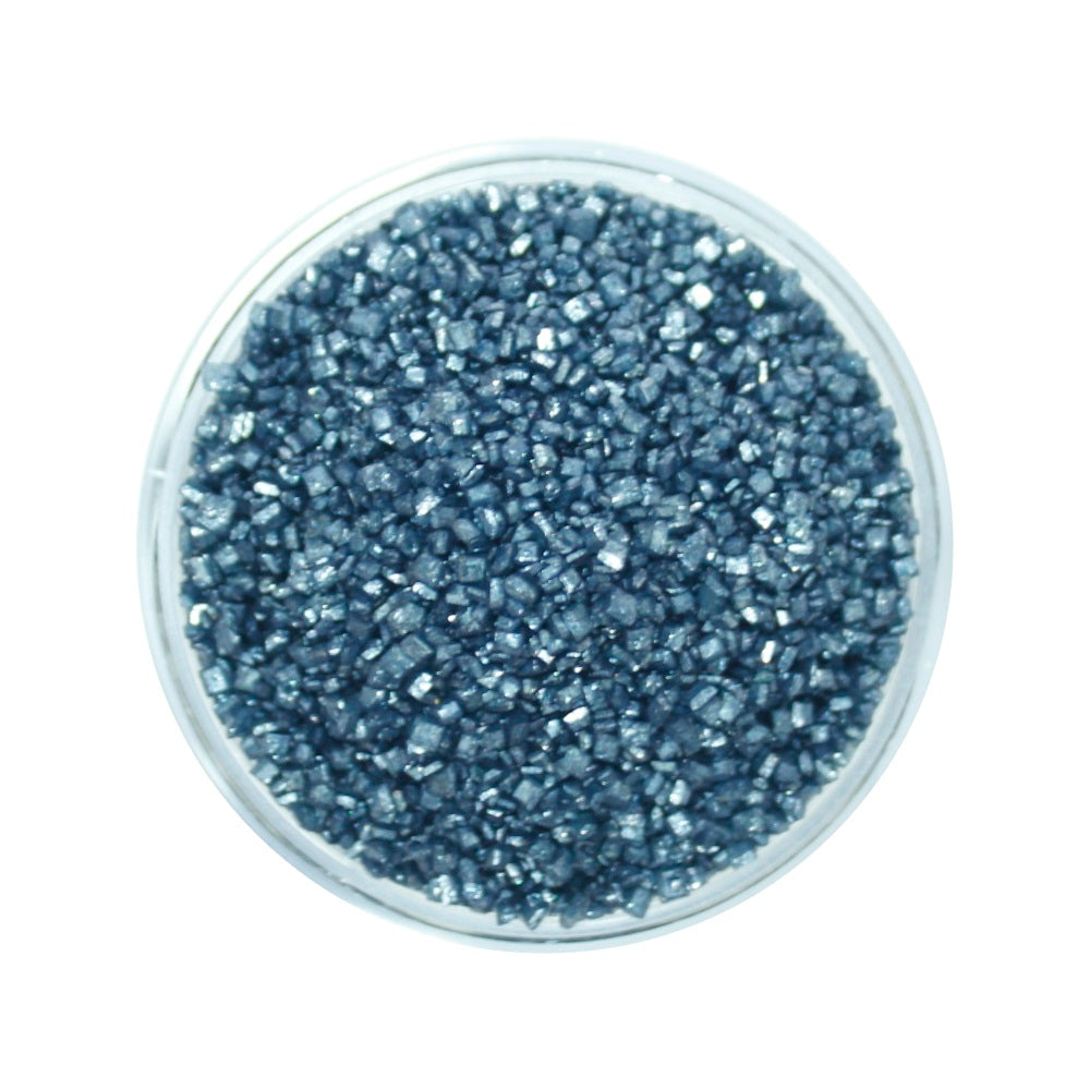 navy blue sparkling sugar100 gms