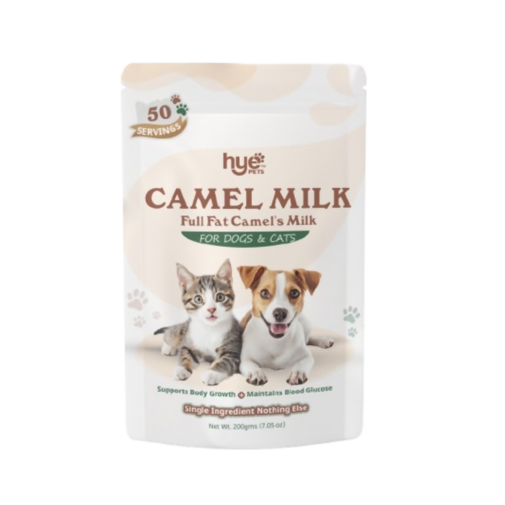 Hye Pets Full Fat Camel Milk Powder For Dogs And Cats