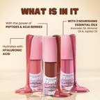 The Skin Diet Company Lip Barrier Tint High Shine Gloss Oil - Fall Brown