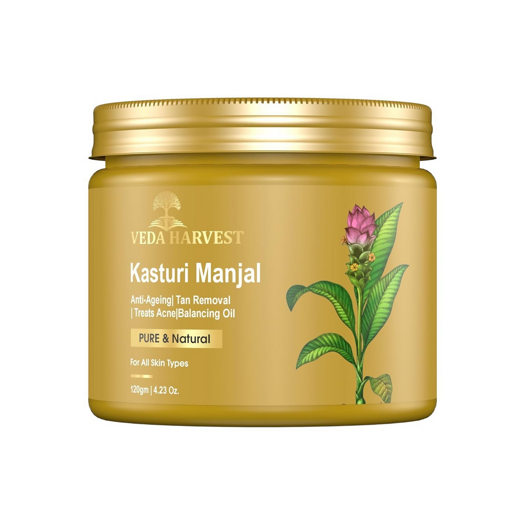 Veda Harvest Kasturi Manjal Curcuma Aromatica/Wild Turmeric Powder For All Skin Types