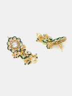 Ruby Raang Floral Kundan Studded Jewellery Set