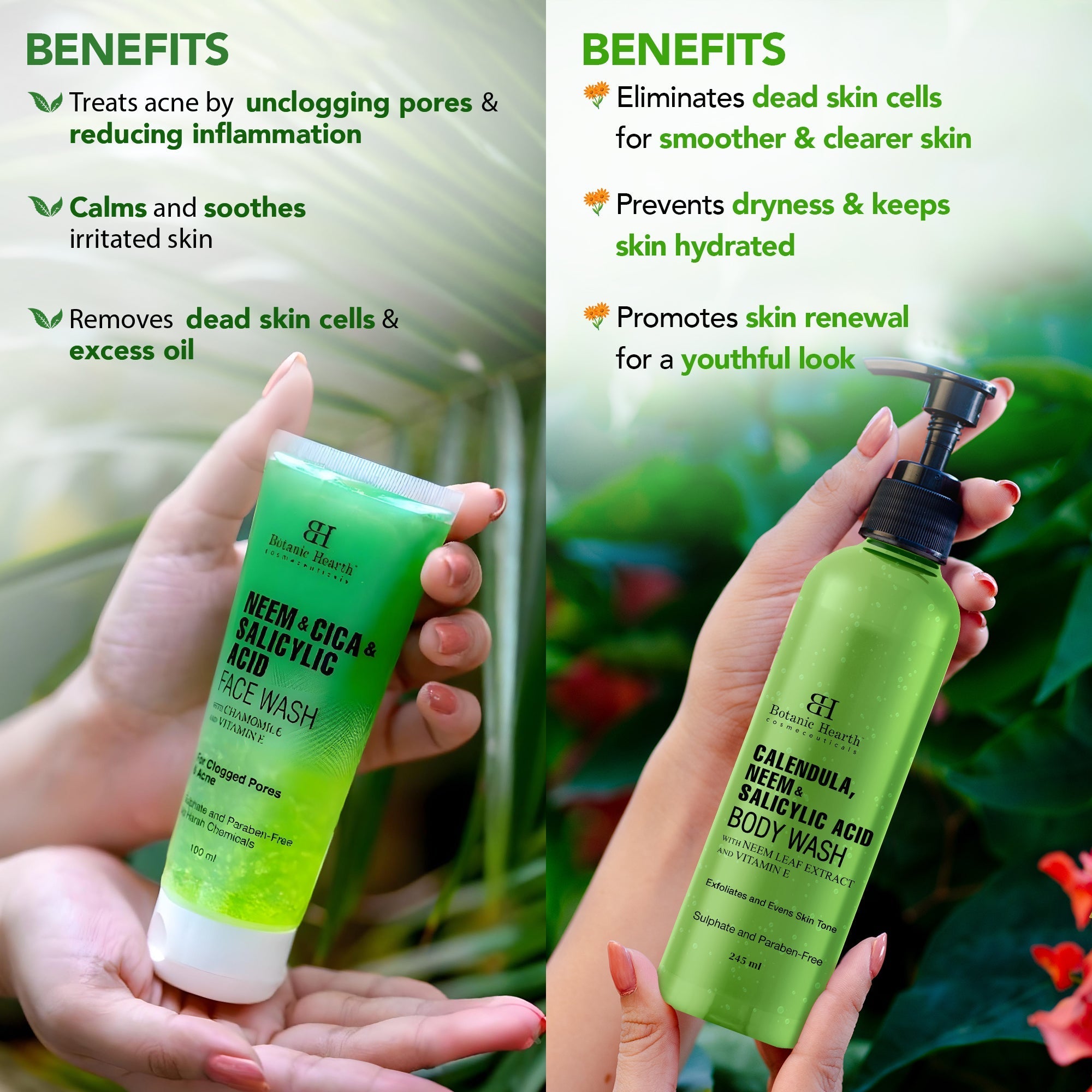 Botanic Hearth Neem & Salicylic Acid Bodywash & Facewash