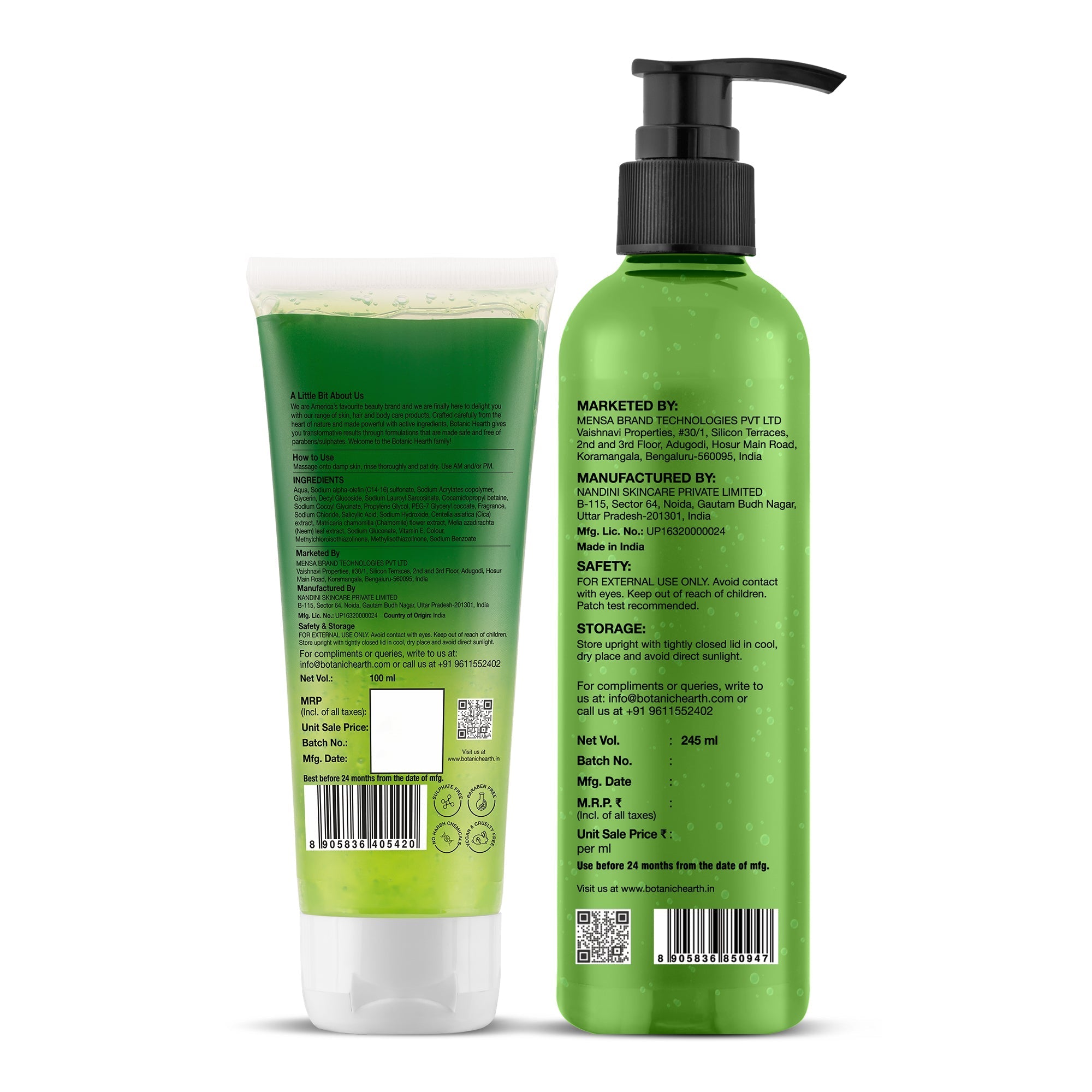 Botanic Hearth Neem & Salicylic Acid Bodywash & Facewash