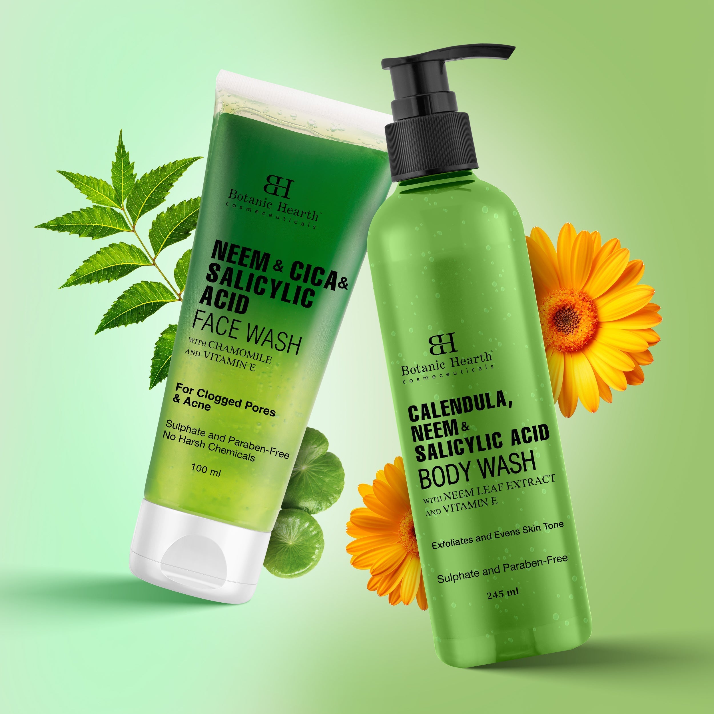 Botanic Hearth Neem & Salicylic Acid Bodywash & Facewash