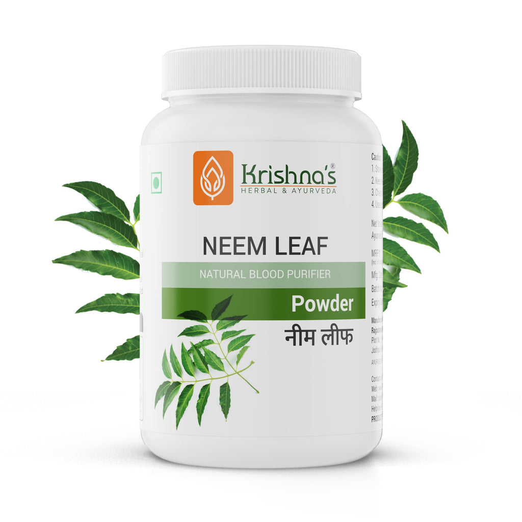 Krishna'S Herbal & Ayurveda Neem Leaf Powder - Distacart