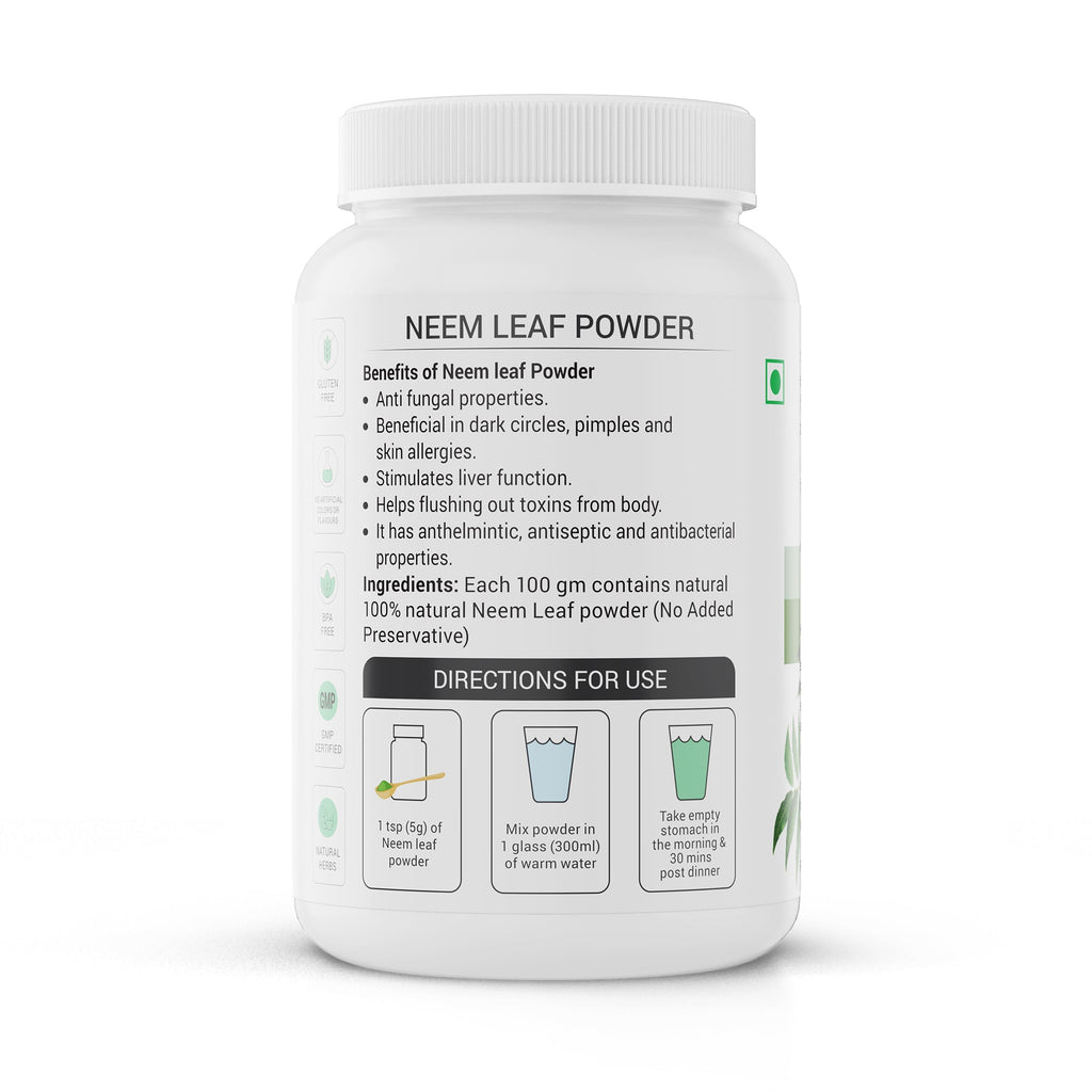 Krishna'S Herbal & Ayurveda Neem Leaf Powder - Distacart