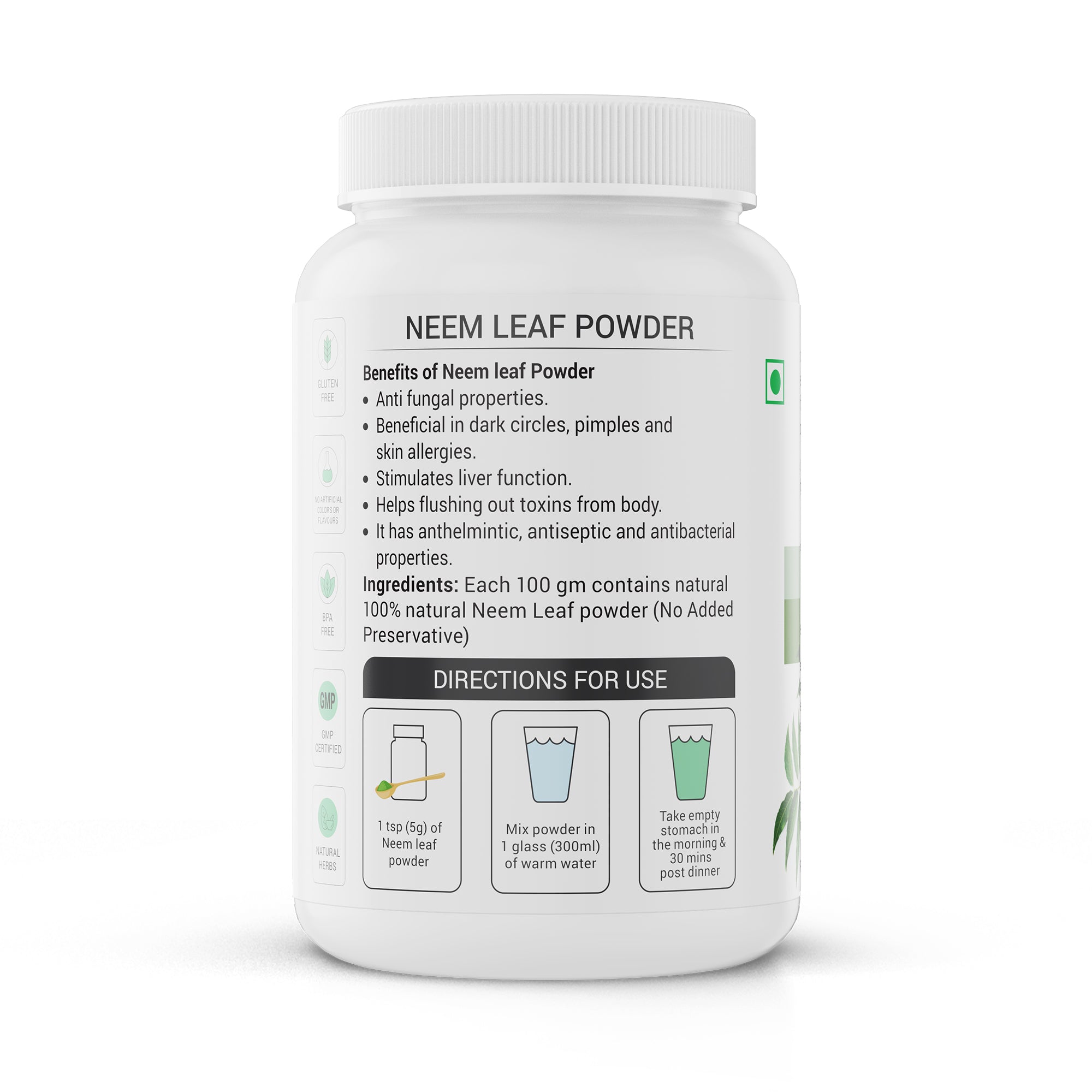 Krishna'S Herbal & Ayurveda Neem Leaf Powder - Distacart