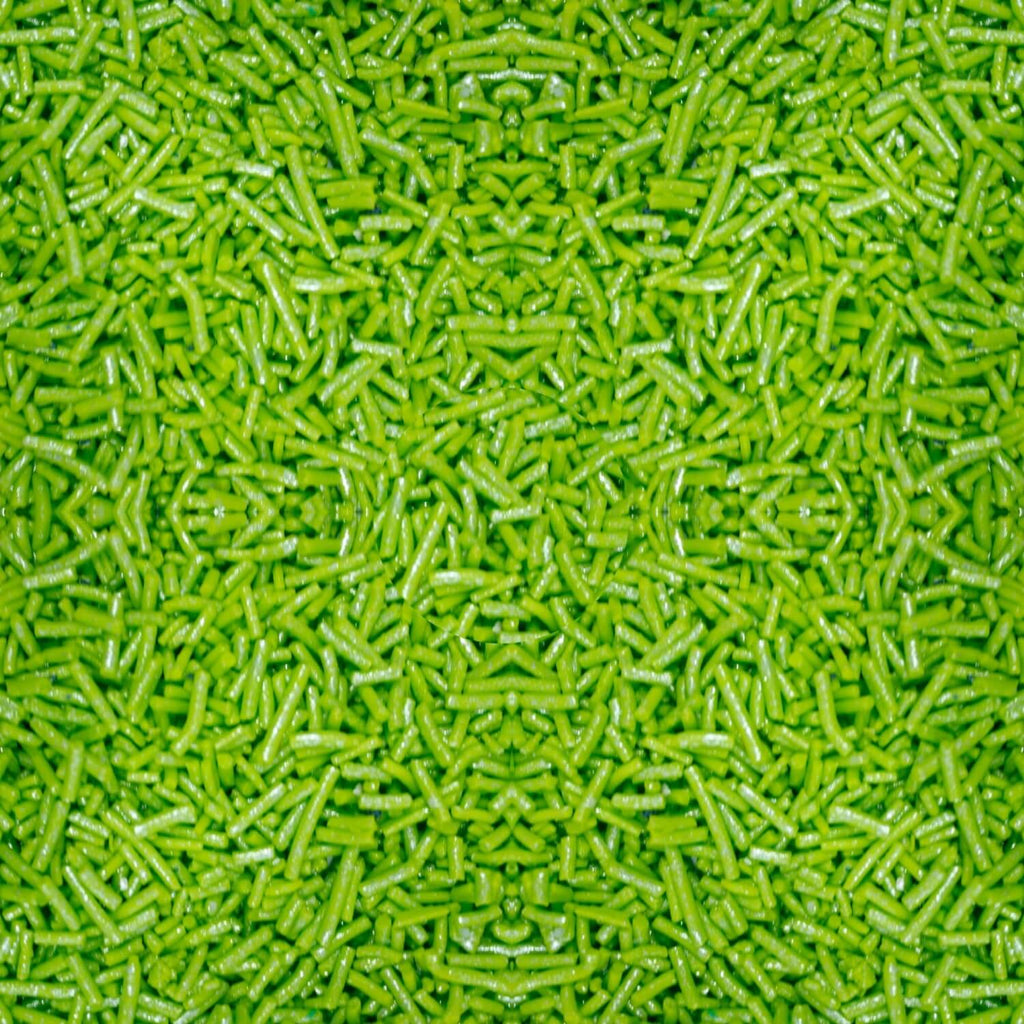 confect neon green vermicelli sprinkles 90 gms