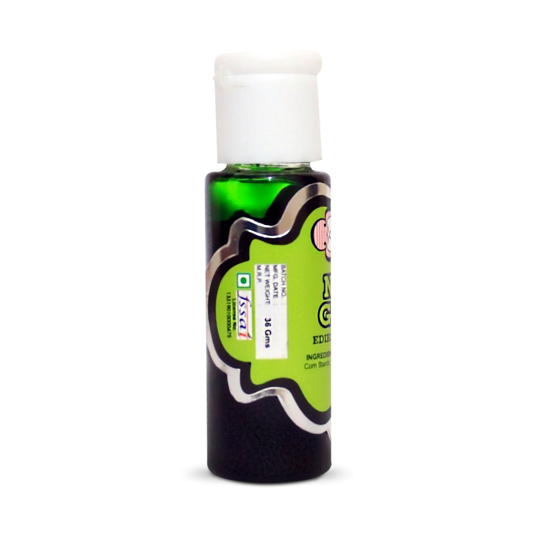 confect neon green gel color br b 20 gms b
