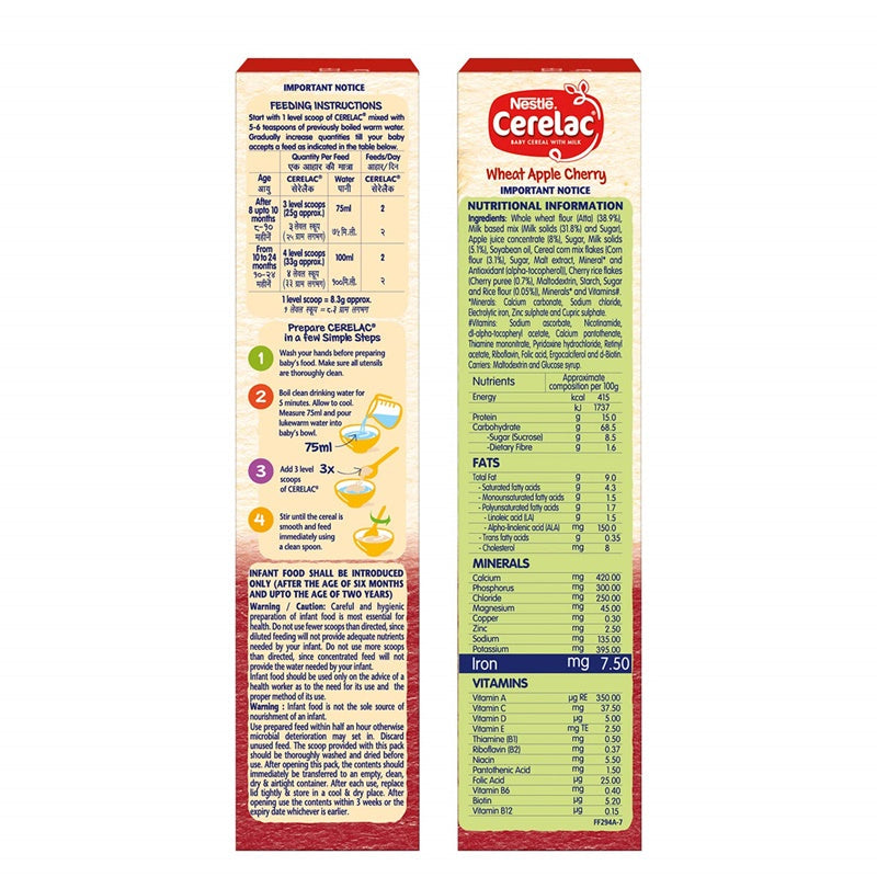 Milk - Wheat Apple Cherry