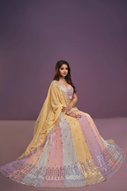 Lehenga Mart Designer Wedding Lehenga Choli For Women - Multicolor