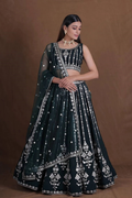 Lehenga Mart Designer Wedding Lehenga Choli For Women - Green