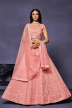 Lehenga Mart Designer Wedding Lehenga Choli For Women - Baby Pink