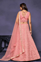 Lehenga Mart Designer Wedding Lehenga Choli For Women - Baby Pink