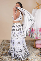 Lehenga Mart Designer Wedding Lehenga Choli For Women - White