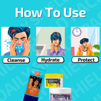 Elemen Daily Shield Pack: Facewash + Moisturiser + Sunscreen