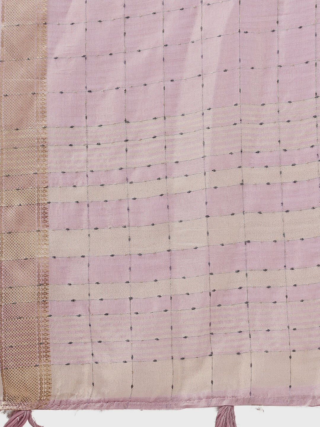 Shree Shyam Fashion Organza Light Pink Saree - Distacart