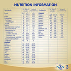 Nestle Nan Pro 3 Follow-Up Formula Powder After 12 Upto 18 Months Stage 3
