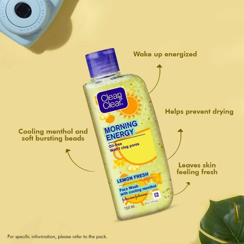 Clean & Clear Morning Energy Lemon Fresh Face Wash - Distacart
