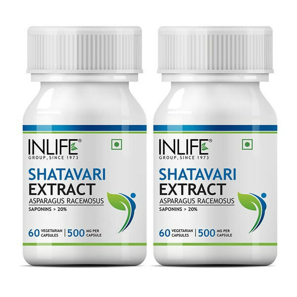 Inlife Shatavari Extract 500MG Capsules - Distacart