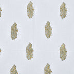 Premium Hand Block Printed Rajasthani Double Bedsheet Bedspread with 2 Pillow Covers