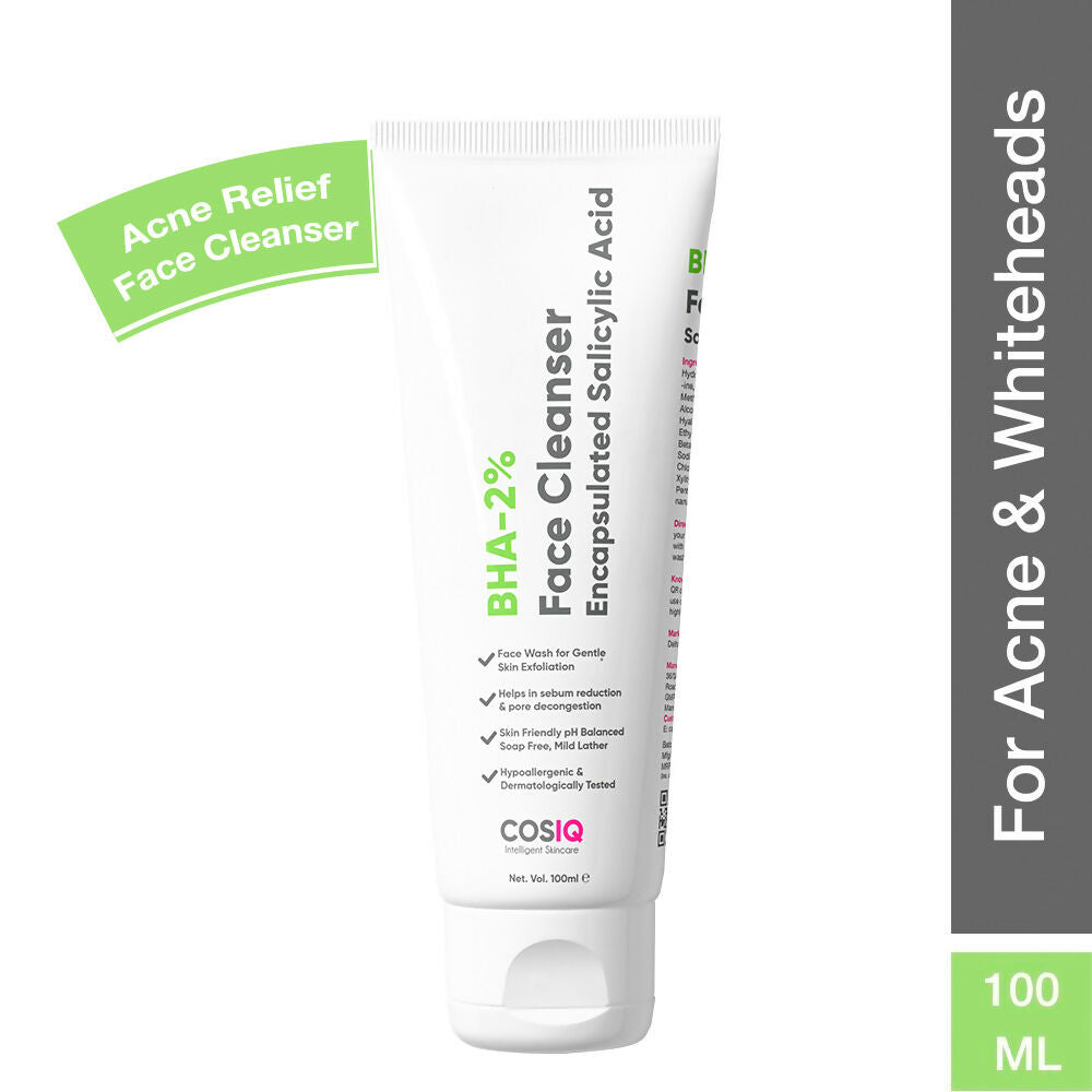 Cos-IQ Salicylic Acid 2% Face Cleanser with BHA