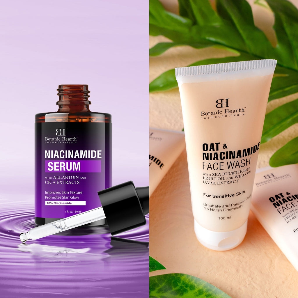Botanic Hearth Niacinamide Face Serum with Oat & Niacinamide Face wash