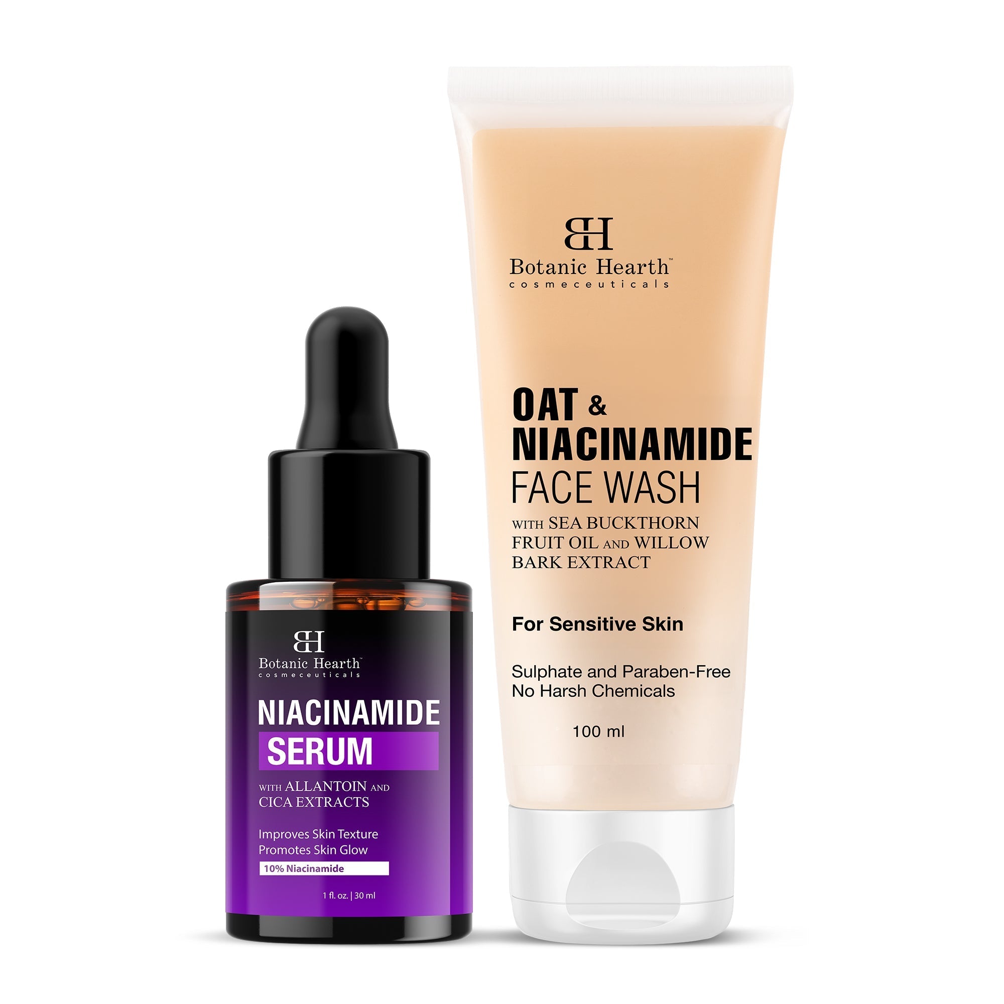Botanic Hearth Niacinamide Face Serum with Oat & Niacinamide Face wash