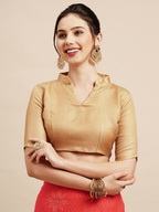 Saree Mall Peach-Coloured Embellished Sarees - Distacart