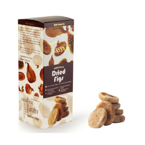 Tassyam Organics Premium Dried Figs - Box - Distacart