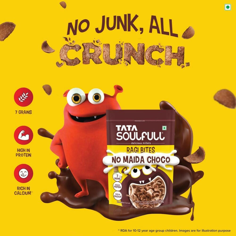 Tata Soulfull Ragi Bites Breakfast Cereals - No Maida Choco - Distacart