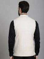 Even Apparels Nehru Jacket With Welt Pockets - Off White