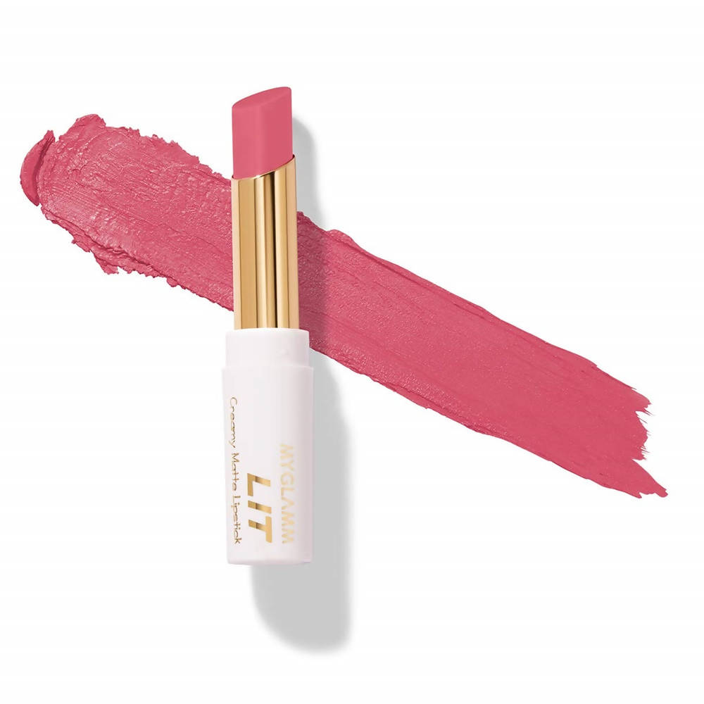 MYGLAMM LIT Creamy Matte Lipstick Tequila Sunrise