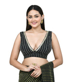Joban Fashion Women's Dark Green Embroidered Stitched Blouse - Distacart