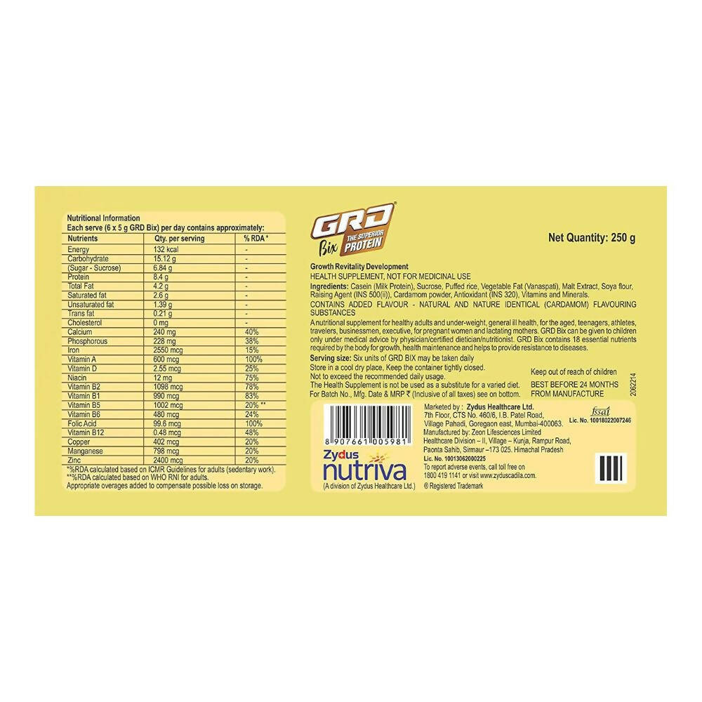 GRD Bix The Superior Protein Diskette for Immunity - Distacart