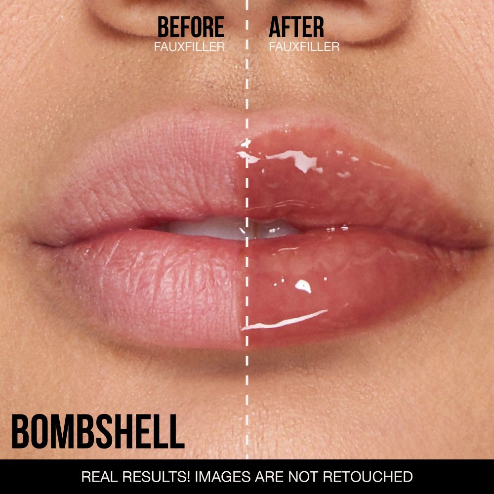 Huda Beauty Faux Filler Extra Shine Lip Gloss - Bombshell