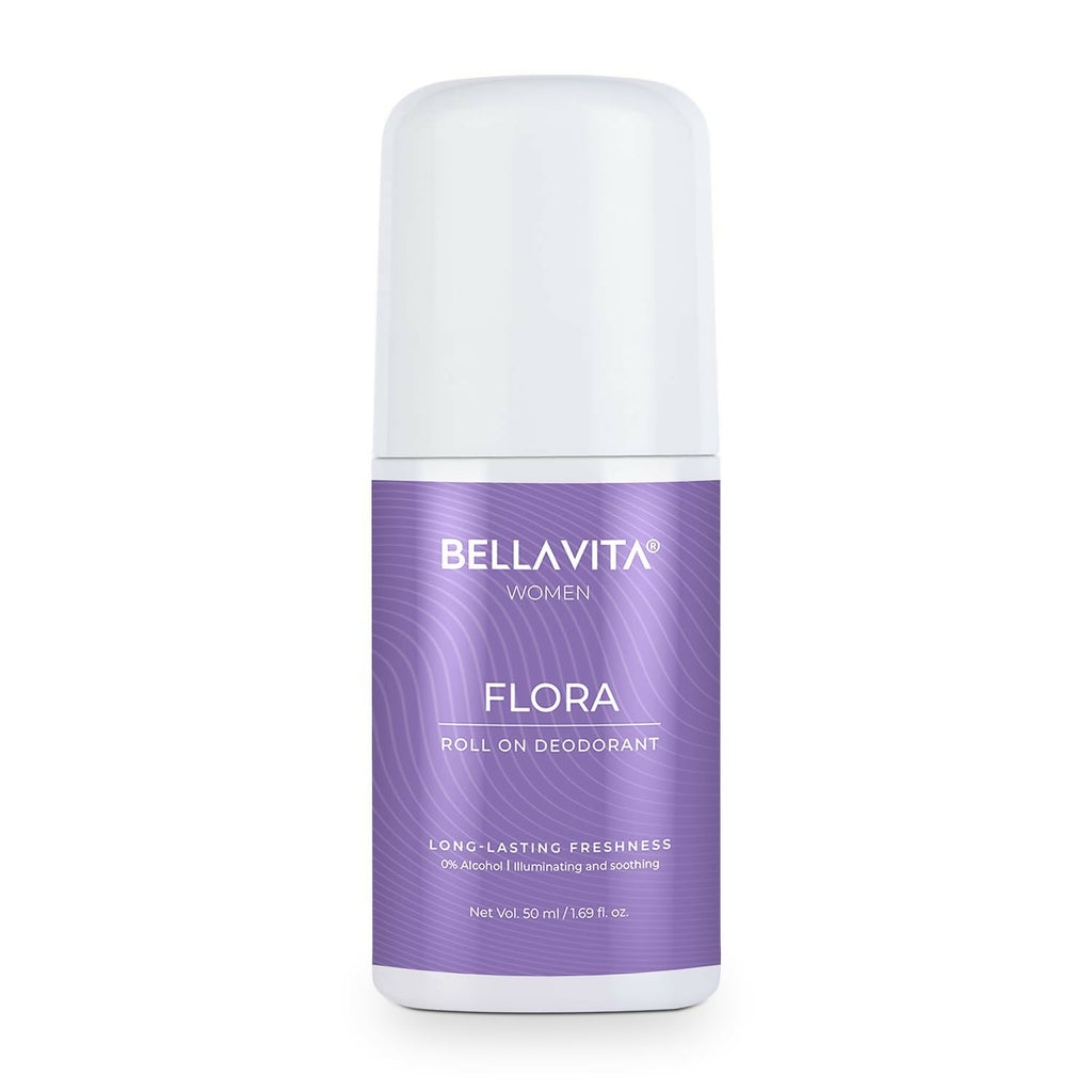 Bella Vita Flora Natural Underarm Roll On Deodorant for Women