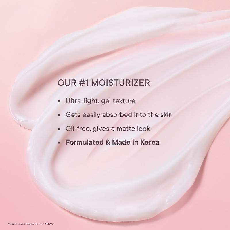 Quench Ultra Light Gel Moisturizer With 2% Niacinamide & Cherry Blossom For Intense Brightening - Distacart