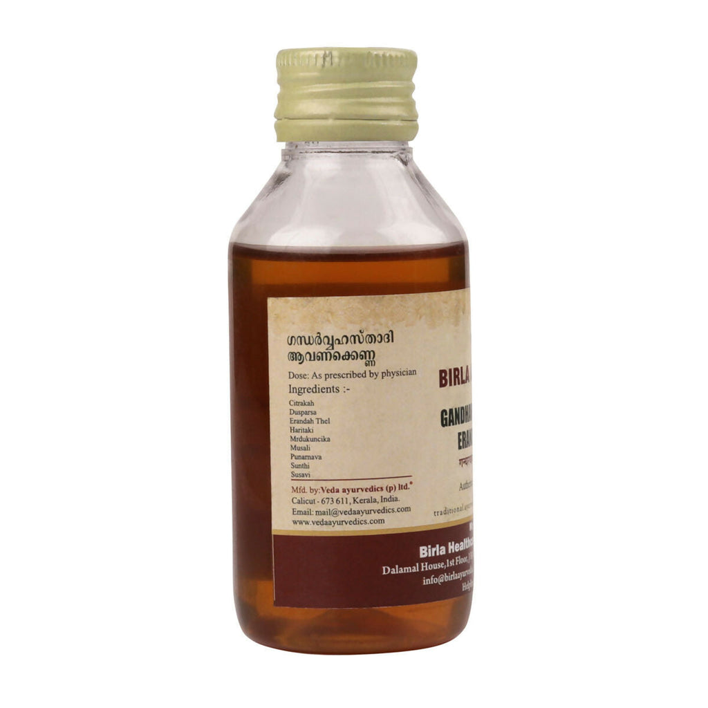 Birla Ayurveda Gandharvahasthadi Eranda Tailam - Distacart