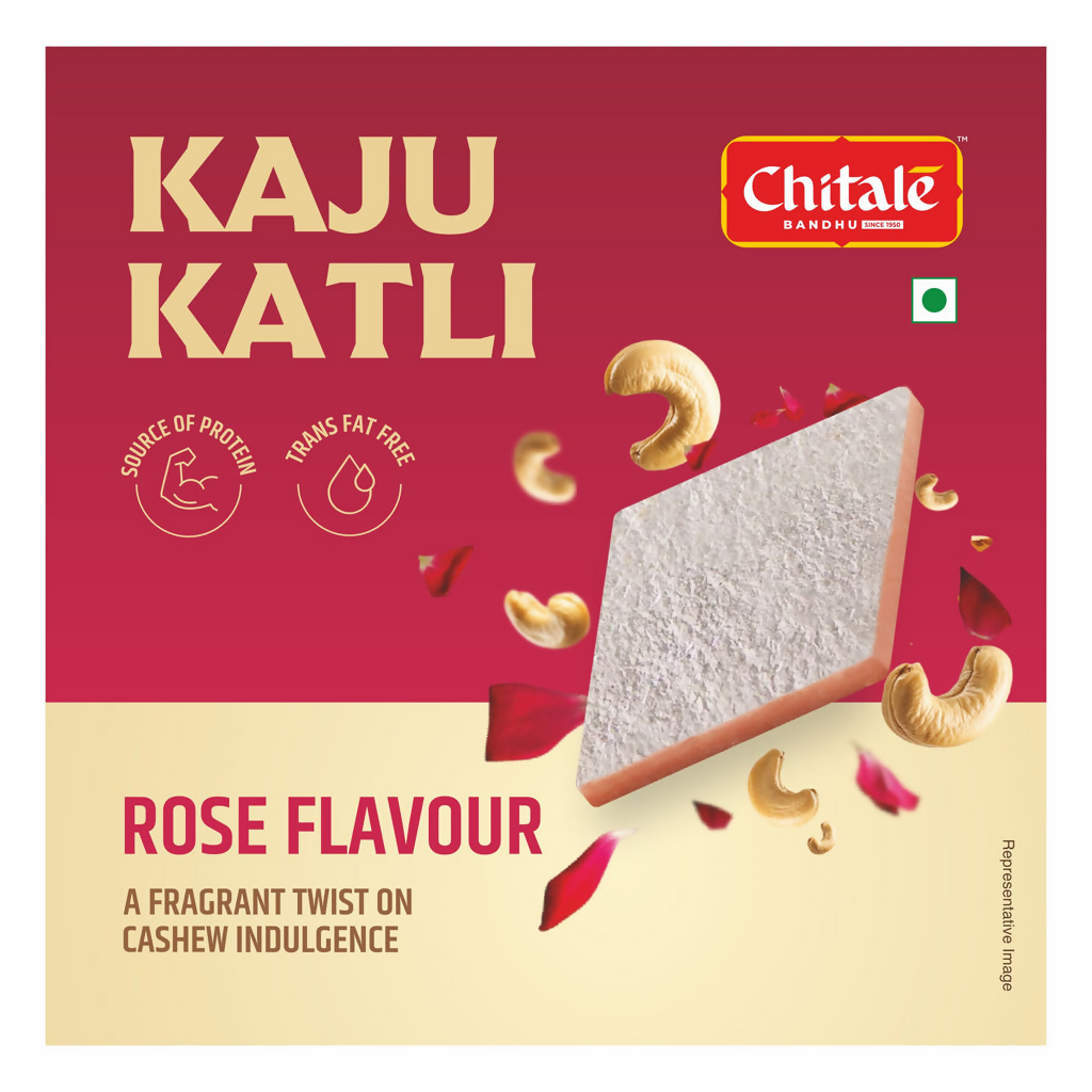 Chitale Bandhu Rose Flavoured Kaju Katli - Distacart