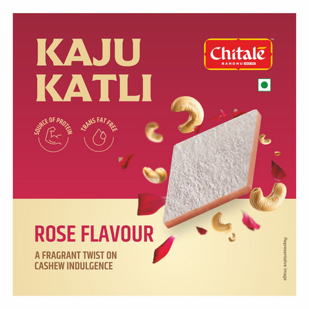 Chitale Bandhu Rose Flavoured Kaju Katli