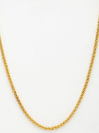 NVR Men's Gold-Polished Stainless Steel Chain