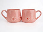 Simply Soho Daisy Day Mugs- Set Of 2