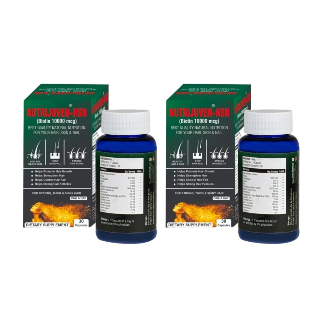 Nutrijuven - Hsn - Biotin 10000 Mcg Capsules - Distacart