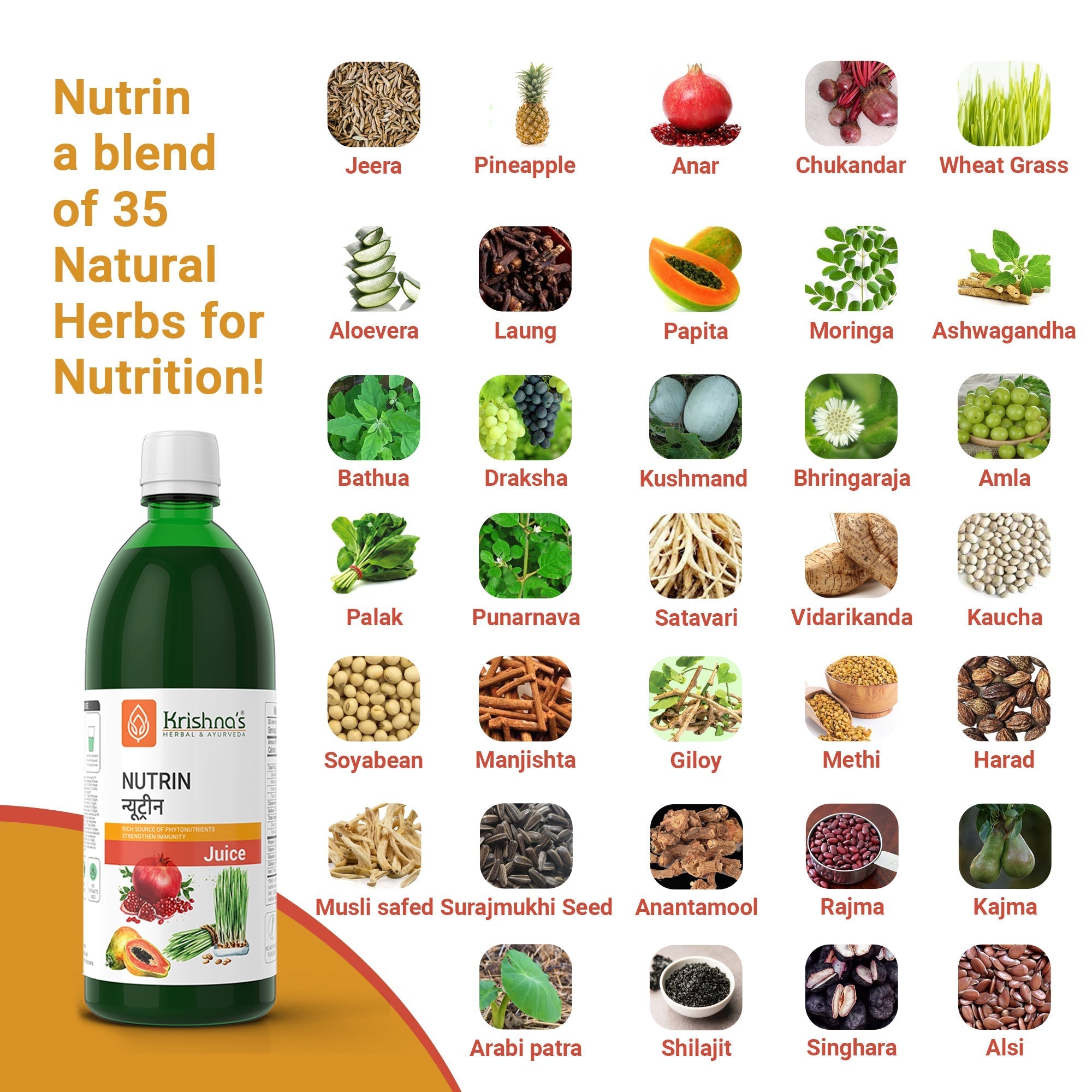 Krishna'S Herbal & Ayurveda Nutrin Juice