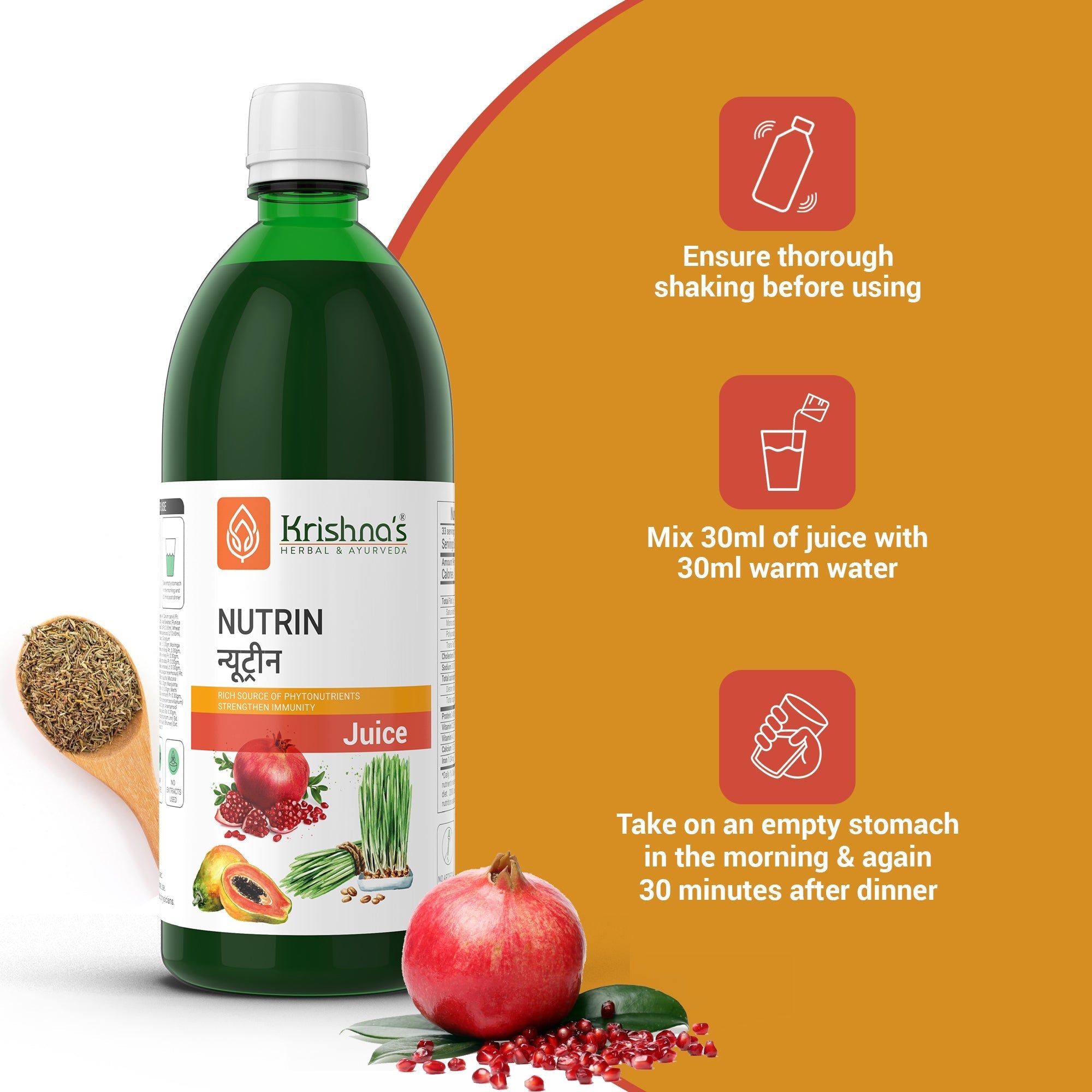 Krishna'S Herbal & Ayurveda Nutrin Juice